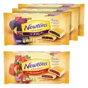 Newtons Soft & Fruit Chewy Fig & Strawberry Cookies Variety Pack Fig Bars Str...