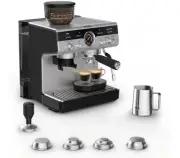KRUPS Precision Espresso Machine XP801TU0 Built-In Grinder NEW Sealed
