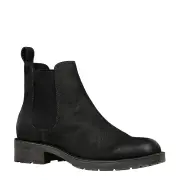 GRAYSON BLACK OIL SUEDE BOOTS