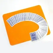 Close Up Card Mat YELLOW for Playing Cards Performance, Poker, Coin Magic Tricks
