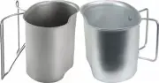 Metal Canteen Cup 1 Quart Campers Camping Military Army Travel Outdoor RV Boat