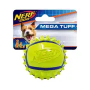 Nerf TPR Spike Ball Green 2.5in Dog Toy- Green