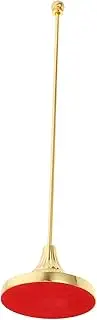 Toddmomy Elegant Metal Flag Stand with Shaped Base Stable Table Flag Pole Holder for Office Desktop Lawn Flags Premium Craftsmanship with Leaf Design for Displays