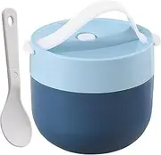 Insulated Soup Container - Insulated Food Jar, Leak-proof Lunch | Portable Bowl with Hot Food, Hot Steel Made of Stainless Steel with Spoon, Perfect for the