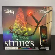 New Twinkly String 100 RGB App-Controlled Smart LED Lights Gen II Multicolor