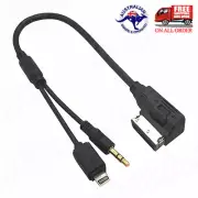 Music Interface AMI MMI MDI AUX Adapter Audi VW Audio Cable For iphone 6s 5s