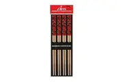 8pc Gamago Bamboo Chopsticks Set Reusable Noodle Food Utensil Elvis Jailhouse