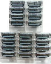 (Out of Stock)20 CompatibleCartridgesforGilletteMach3Power Razor Blades - 5 Pack