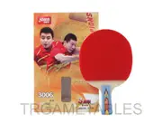 DHS 3 Star Table Tennis Bat / Ping Pong Racket Paddle - Short Handle