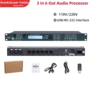3.6SP 110V/220V 3-In 6-Out Audio Processor Stage Performance Audio Effector