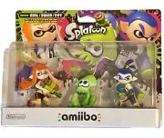 Nintendo Amiibo - Splatoon - Girl/Squid/Boy- 3DS Wii U Switch - BNIB