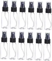 WOFASHPURET 30ml Round Shoulder Bottle Spray Head 12 Pack Mini Spray Bottles Travel Size Leakproof