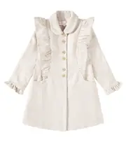 [Tutu Du Monde] Tutu Du Monde Koko ruffled wool-blend coat Y 4/5 beige