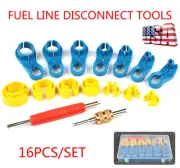 16Pcs A/C Refrigerant Fluorine Pipe Compressor Fuel Line Disconnect Removal Tool (for: Audi)