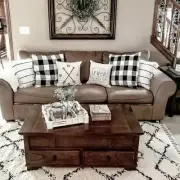 2; POTTERY BARN DUPE Bryce Buffalo Check Pillow COVERS ONLY 17x17 Black & White
