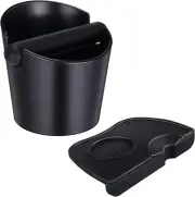 Coffee Knock Box,Set of 2 Pieces Espresso Box Tamper Mat...
