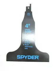 NEW! SPYDER 4" SCRAPER BLADE RECIPROCATING SAW ATTACHMENT