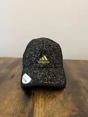 Adidas Womens Adizero Extra Cap Black Gold Superlite Hat Running Training Gym