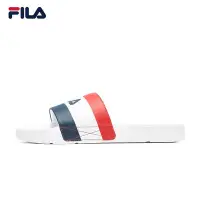 在飛比找Yahoo!奇摩拍賣優惠-現貨熱銷-FILA 斐樂官方情侶運動拖鞋2021夏新款厚底時