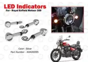 Royal Enfield Silver LED "Indicators Left & Right for Meteor 350"