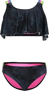 [Under Armour] Girl's Tie-Dye Flutter Bikini (Little Kids)