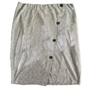 AUTOGRAPH Plus Size 22 Stretch check Skirt Faux wrap business or Casual