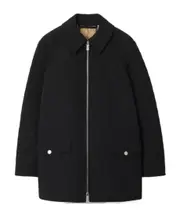 Burberry Quilted Zip-Up Jacket XS black