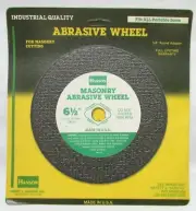 Vintage Hanson Rare 6 1/2" Abrasive Wheel NOS For Masonry Cutting No. 12635