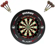 Formula Sports Micro Band 3 Dart Board and Winmau Pro-Line Dartboard Surround...