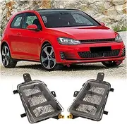 5G0941700 1Pair LED Fog Light Compatible With VW Golf7 A7 MK7 GTI GTD 2013-2017