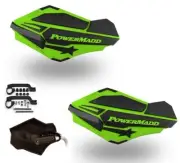Powermadd Sentinel Hand Guards Armor Mount Kit Black Green Honda TRX 250R 250X