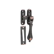 1740 Casement Fastener Teardrop Antique Copper W40xP30mm Drop 95mm