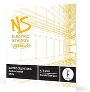 D'Addario NS Electric Cello Single Low F String, 4/4 Scale, Medium Tension