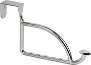 Spectrum Diversified Designs Hanger Holder & Hook, Extender Over-The-Door Closet, Bedroom & Laundry Room, Hanging Clothes Drying Rack, Chrome