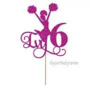 Cake Topper - Themed - 20+ Colours - NEXT DAY POST - Cheer - Any Name Age