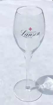 Lanson Champagne Set of 6 Glasses Lehman France Opale 16