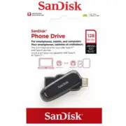Flash Drive SanDisk Phone Drive Type C Android Smart Phone Tablets 128GB Black