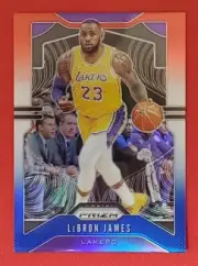 LEBRON JAMES 2019-20 PANINI PRIZM RED WHITE BLUE PRIZM SP CENTERED PSA 10?