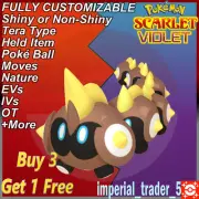 Pokémon Scarlet and Violet ✨ Shiny Falinks ✨ W/ Best 6IV Customizable