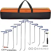 Paintless Dent Removal Kit, Stainless Steel Dent Rods, Auto Body Repair Tool, Hail Damage Repair, Professional Dent Removal