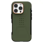 Urban Armour Gear Civilian Magsafe Case Cover For iPhone 16 Pro Olive Drab