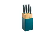 Zwilling S Series Santoku Chef's Knife Chopper 5Pc Knife Set - Blueberry