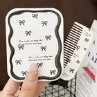 Portable Cartoon Cute Bowknot Folding Clamshell Mirror Makeup Mirror With Com QY