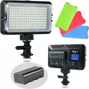 VL-162T CRI95+ LED Video Light, Portable on Camera Photo Light Panel Dimmable