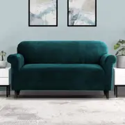 3 Seater Artiss Sofa Cover Couch Covers Velvet Agate Green