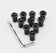 Motorcycle Windscreen Screws Fairing Windscreen Screws Bolt for Z250 Z3 Z3000 2015 2016 15 16 Z 250 Z3 Z 3000 10pcs Windshield Mounting Black
