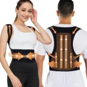HEZKUGU Back Brace, Posture Corrector for Women and Men,Scoliosis and Hunchba...