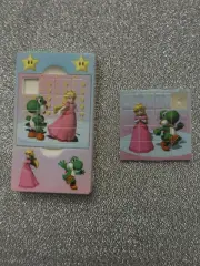 Nintendo DS gameboy slider puzzle & 4 game holder case peach mario yoshi Rare