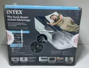 Intex Dura Beam Plus Fiber-Tech Air Mattress with Built-In Pump, Twin 66191T