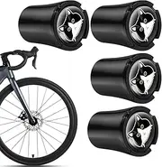 Cute Tire Valve Caps, Cute Tire Valve Stem Caps - Leak Proof Tire Valve Capes | Set of 4 Cat Pattern Motorcycle Tire Stem Covers for